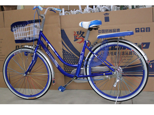 路马自行车 蓝色
