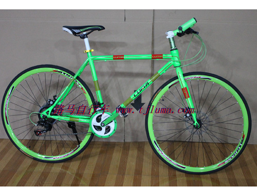 路马自行车 绿色